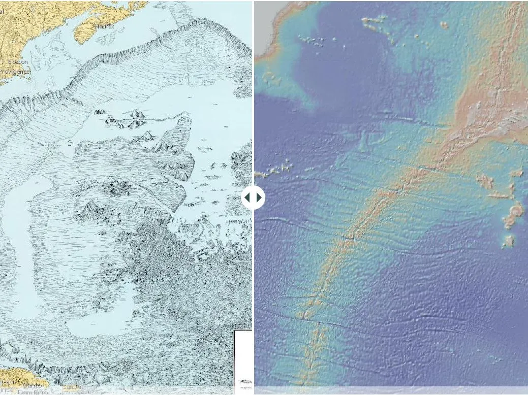 Marie Tharp's Seafloor: A Story Map for Marie Tharp's 100th Birthday by Dr. Vicki Ferrini